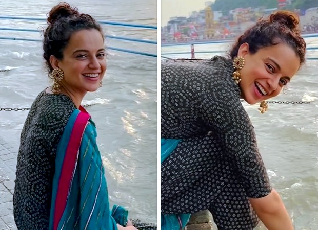 Kangana Ranaut embraces serenity; shares glimpses of her Haridwar trip