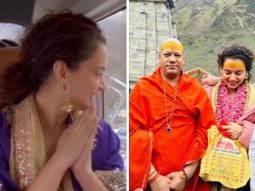 Kangana Ranaut visits Kedarnath temple, chants “Har Har Mahadev”; watch