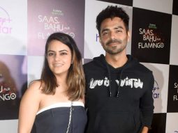 Lovely Couple! Aparshakti Khurana attends Saas Bahu Aur Flamingo screening with wife
