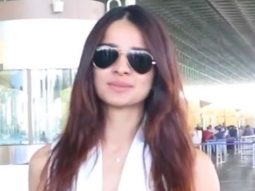 Mahima Makwana strikes a pose for paps at the airport