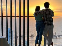 Shahid Kapoor and Mira Rajput Kapoor stun fans with a picturesque sunset photo; see post