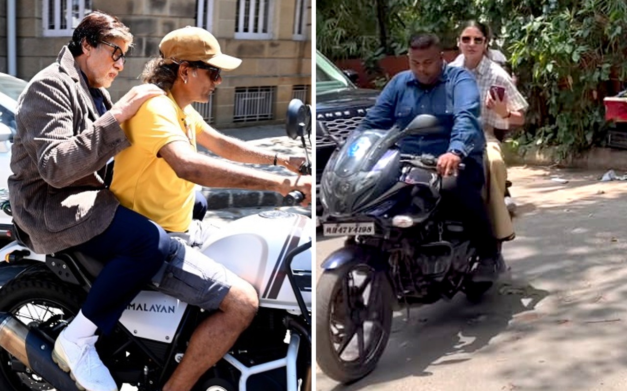 Read more about the article Mumbai Police reacts as Amitabh Bachchan and Anushka Sharma ride motorbikes without helmets : Bollywood News