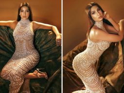 Nora Fatehi takes the Filmfare Awards red carpet by storm in her breathtaking beaded gown