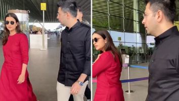 Parineeti Chopra and Raghav Chadha spotted at Mumbai airport amid engagement rumours; see video