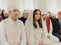Parineeti Chopra’s father tears up during her engagement to Raghav Chadha, see new photos from her ceremony