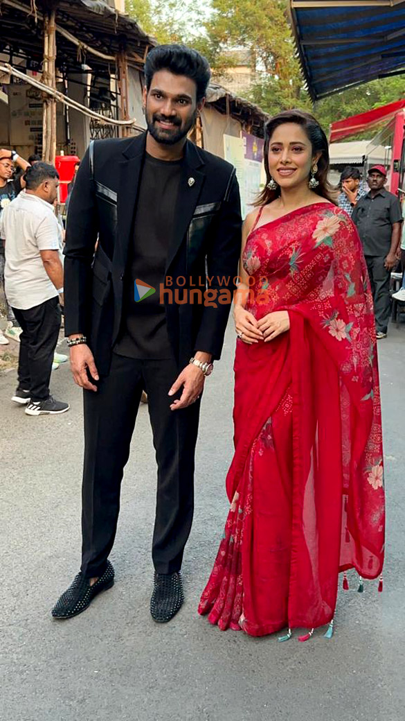 photos cast of chatrapathi snapped promoting their film 2