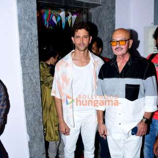 Photos: Hrithik Roshan and Rakesh Roshan snapped at PVR, Juhu