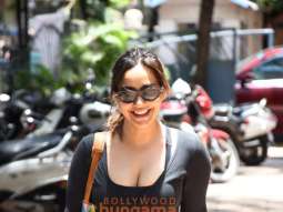 Photos: Neha Sharma and Aisha Sharma snapped outside the gym