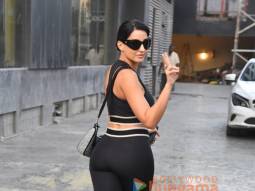 Photos: Nora Fatehi snapped at Manish Malhotra’s office in Bandra