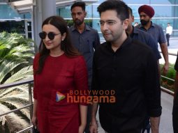 Photos: Parineeti Chopra and Raghav Chadha snapped at New Delhi airport