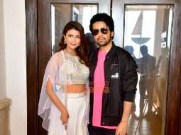 Photos: Shubham Kumar Mehra, Sauraseni Maitra and Aashim Gulati snapped promoting their upcoming series TAJ: Reign of Revenge