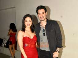Photos: Sunny Leone and Daniel Weber snapped cutting a cake in Bandra