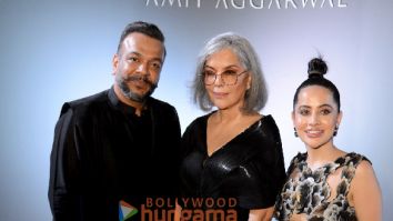 Photos: Uorfi Javed and Zeenat Aman snapped with fashion designer Amit Aggarwal at his 3rd flagship Store at DLF Emporio Mall, Vasant Kunj in New Delhi