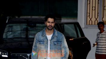 Photos: Varun Dhawan spotted at a dubbing studio