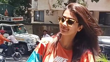Pooja Hegde sports a Nike T-shirt at the gym