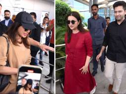 Priyanka Chopra Jonas arrives in Delhi amid engagement reports of Parineeti Chopra and Raghav Chadha