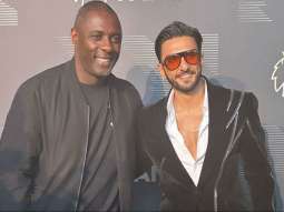 Ranveer Singh meets Idris Elba in London; strikes a pose with football legends Rio Ferdinand, Petr Cech and Peter Schmeichel
