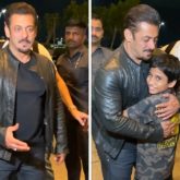 Salman Khan hugs a young boy amid tight security at Mumbai airport as he heads to Dubai for IIFA 2023