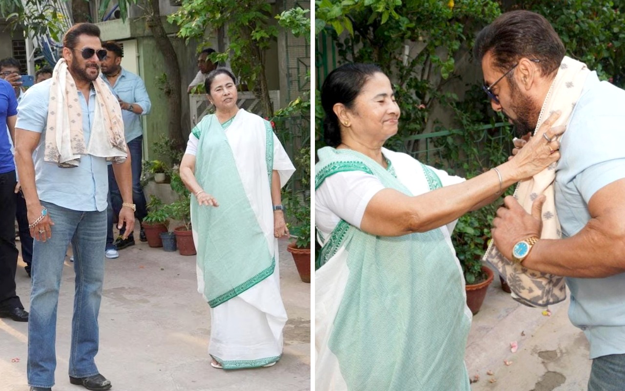 Salman Khan reaches Kolkata and meets CM Mamata Banerjee