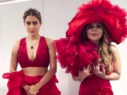 Sara Ali Khan looks like Rakhi Sawant’s twin in red outfit at IIFA