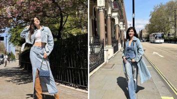 Shanaya Kapoor doubles the fashion fun in London with twin denim ensembles