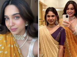 Sharvari Wagh mesmerises in vibrant yellow saree, adding a touch of brightness and cheer to the Maharashtra Day