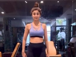Shilpa Shetty takes the mobility challenge and aces it efficiently