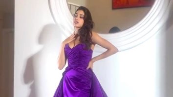 Stunner is the word for Janhvi Kapoor in this purple gown