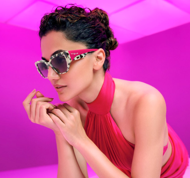 Taapsee Pannu looks vibrant and spirited in the new Vogue Eyewear camapaign