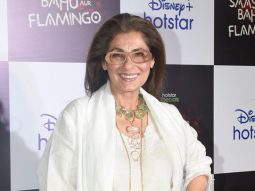 Timeless Beauty! Dimple Kapadia at Saas Bahu aur Flamingo’s screening