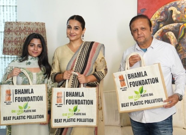 Vidya Balan joins forces with Bhamla Foundation to fight against single-use plastic