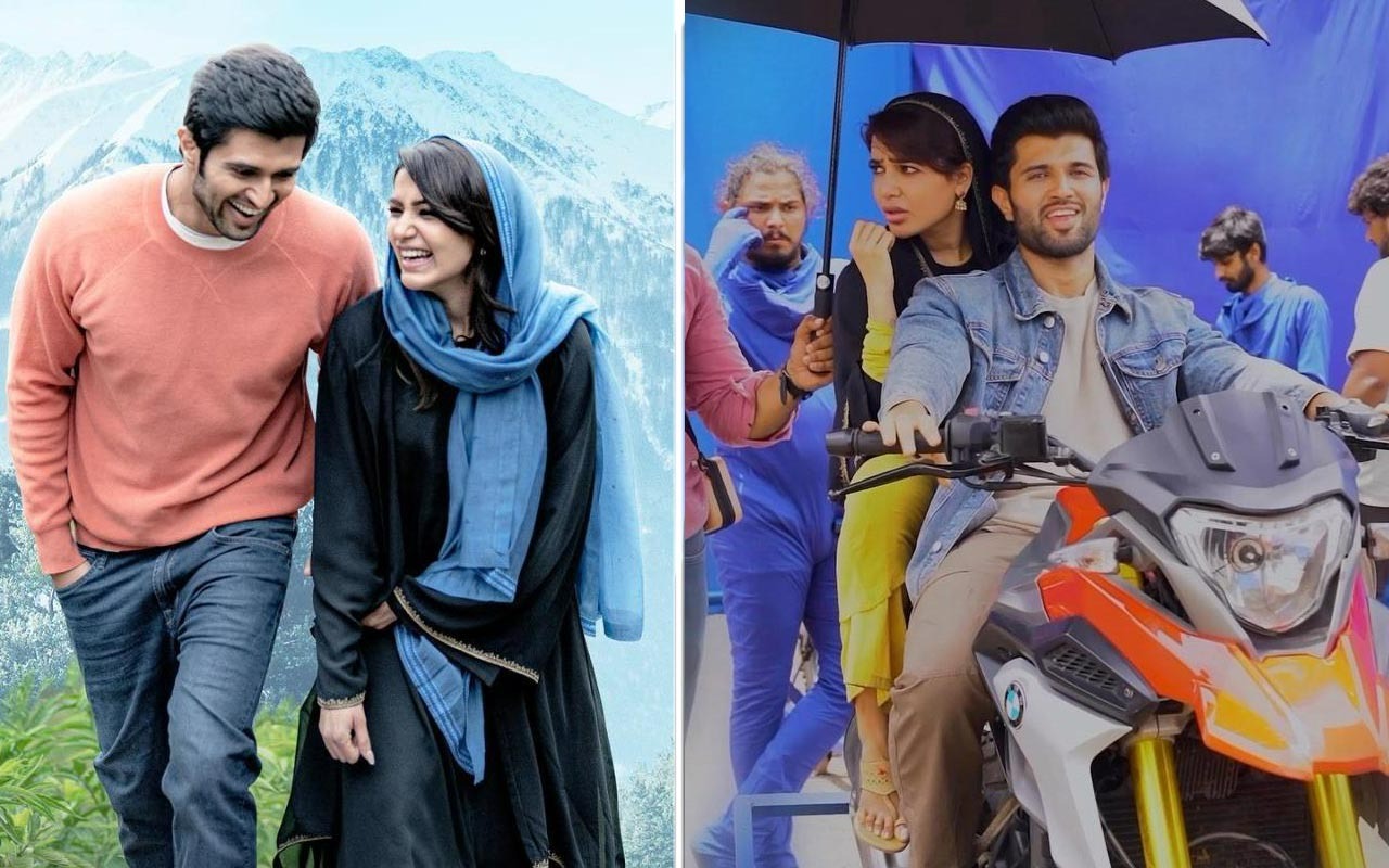Vijay Deverakonda shares the most romantic BTS reel with Kushi co-star Samantha Ruth Prabhu on ‘Na Roja Nuvve’