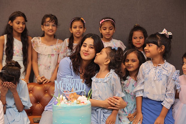 The Little Mermaid: Janhvi Kapoor celebrates Halle Bailey's movie with young girls, says, "I cannot wait to watch the film and relive my childhood"