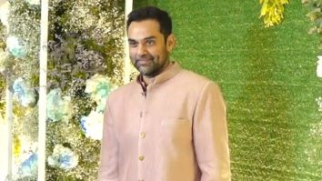 Abhay Deol flaunts his dimpled smile for paps at Karan Deol’s sangeet ceremony