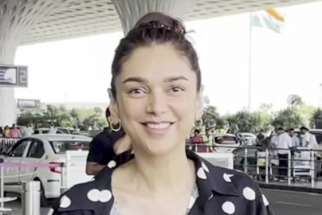 Aditi Rao Hydari sports black polka dot co-ords at the airport