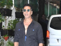 Akshay Kumar poses for paps as he gets clicked in the city