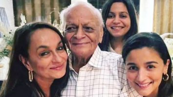 Alia Bhatt fondly remembers her grand  father as she shares an old video of him celebrating his birthday with Ranbir Kapoor