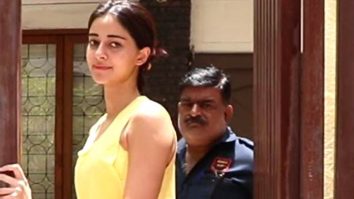 Ananya Pandey waves at paps as she gets clicked outside gym