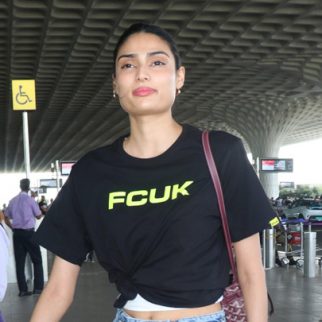 Athiya Shetty gets papped at the airport sporting cool casuals