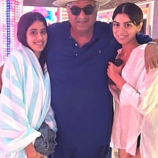 Janhvi and Khushi Kapoor share a joyful moment with dad Boney Kapoor after a refreshing swim in Dubai; see post
