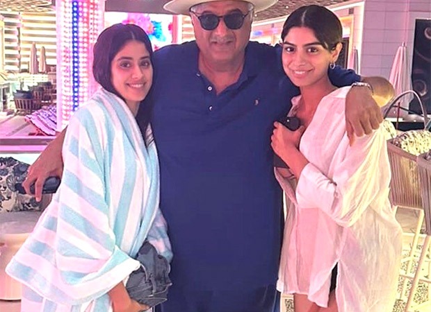 Janhvi and Khushi Kapoor share a joyful moment with dad Boney Kapoor after a refreshing swim in Dubai; see post