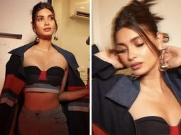 Diana Penty looks too cool for summer in three-piece denim outfit