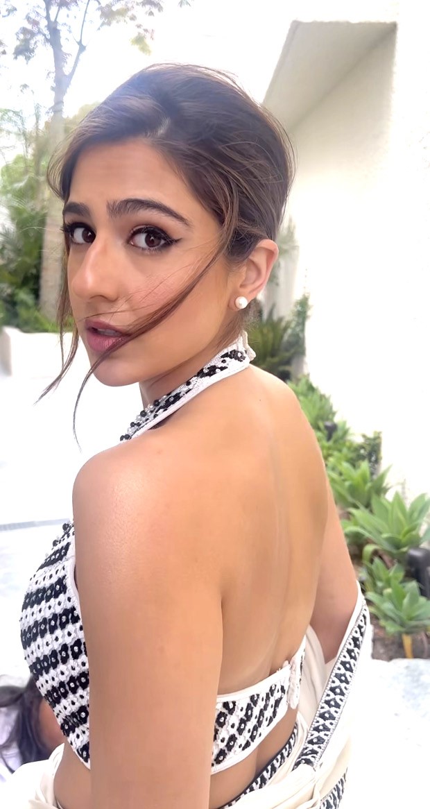 EXCLUSIVE: Celebrity make-up artist Tanvi Chemburkar breaks down details perfecting Sara Ali Khan's monochrome saree look at Cannes