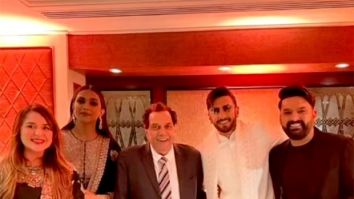 INSIDE PICS & VIDEOS: Ranveer Singh, Deepika Padukone, Kapil Sharma dance with newlyweds Karan Deol – Drisha Acharya at their reception; Sunny and Rajveer groove to Sonu Nigam’s music; Bobby shares family photo