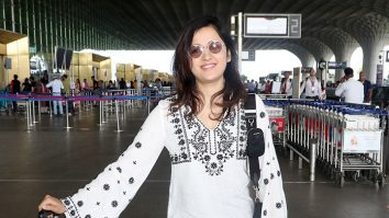 Isn’t she the cutest! Shirley Setia at the airport