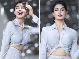 Jacqueline Fernandez looks effortlessly chic in shades of grey, serving style goals for lunch date