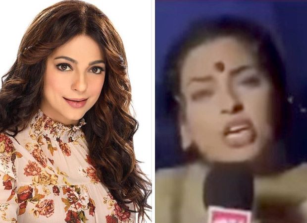 Juhi Chawla takes a hilarious swipe at TV channel's over-dramatized cyclone reporting; watch video