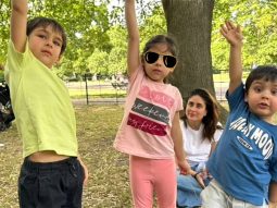 Kareena Kapoor Khan and kids Jeh, Taimur Ali Khan spend a fun summer day at a park with cousin Inaaya in London