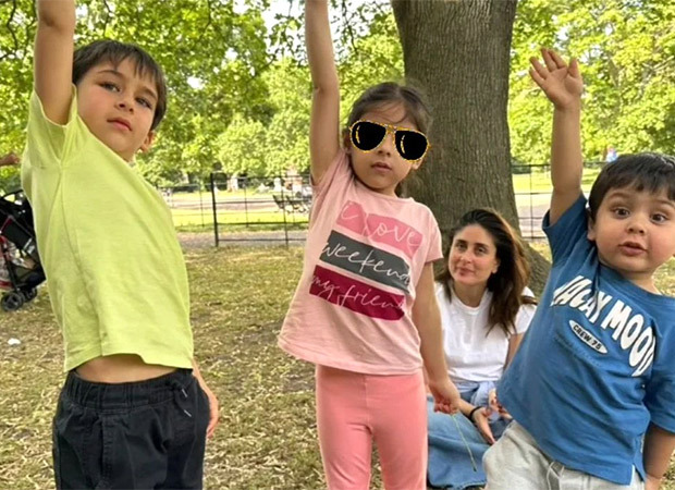 Kareena Kapoor Khan and kids Jeh, Taimur Ali Khan spend a fun summer day at a park with cousin Inaaya in London