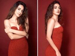 Kiara Advani is shaking up the internet with her stylish statement in a red crochet dress for Satyaprem ki Katha’s promotional event